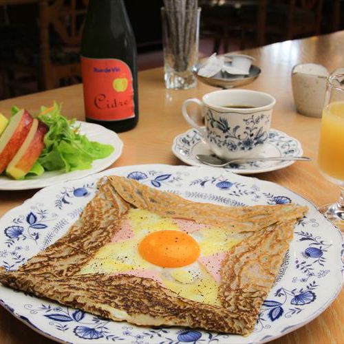 ガレット・コンプレット　白馬クレーピエの作る朝食