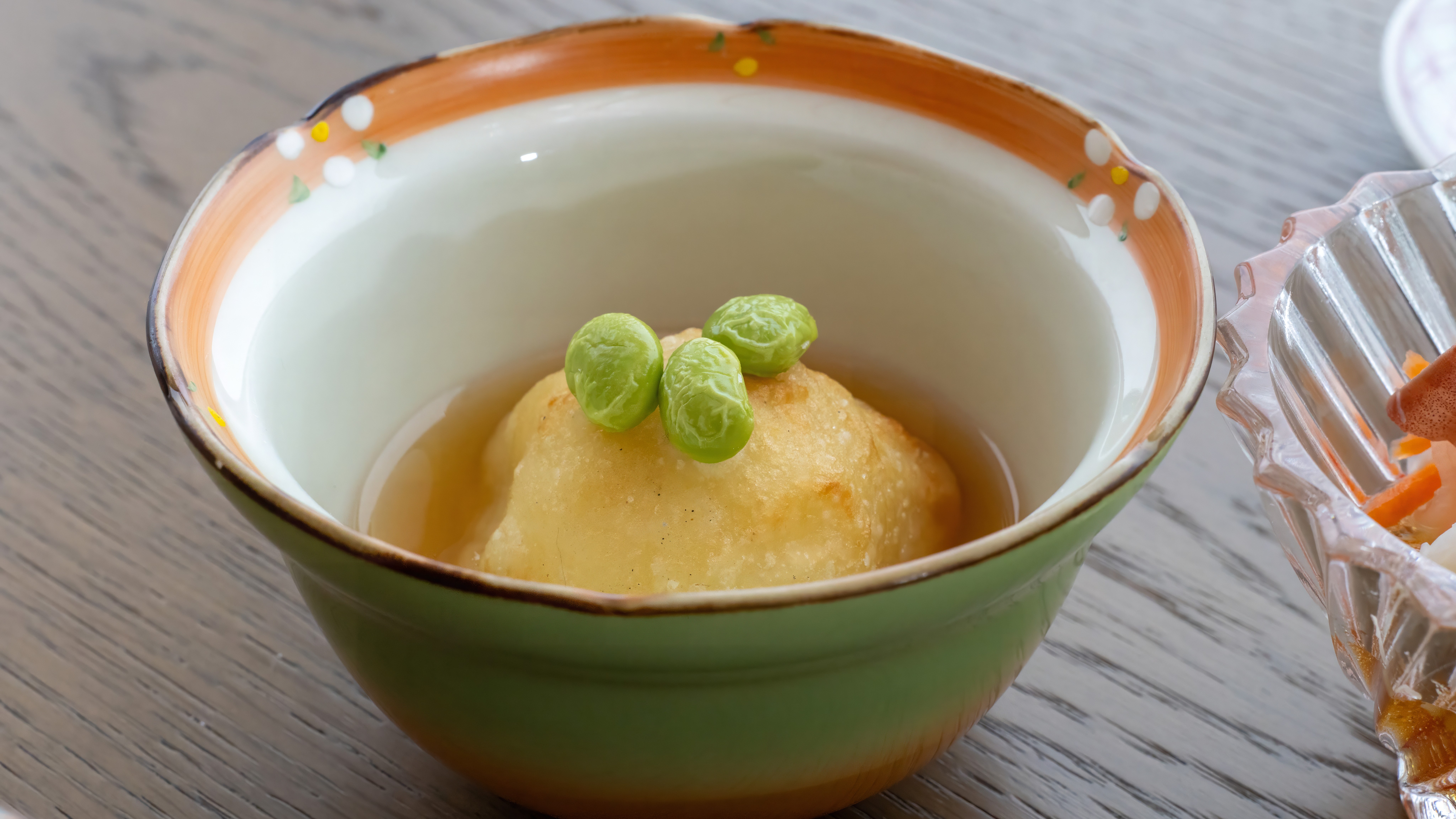 *ご夕食/ポテト饅頭（仕入や海の状況により、変更になる場合がございます）