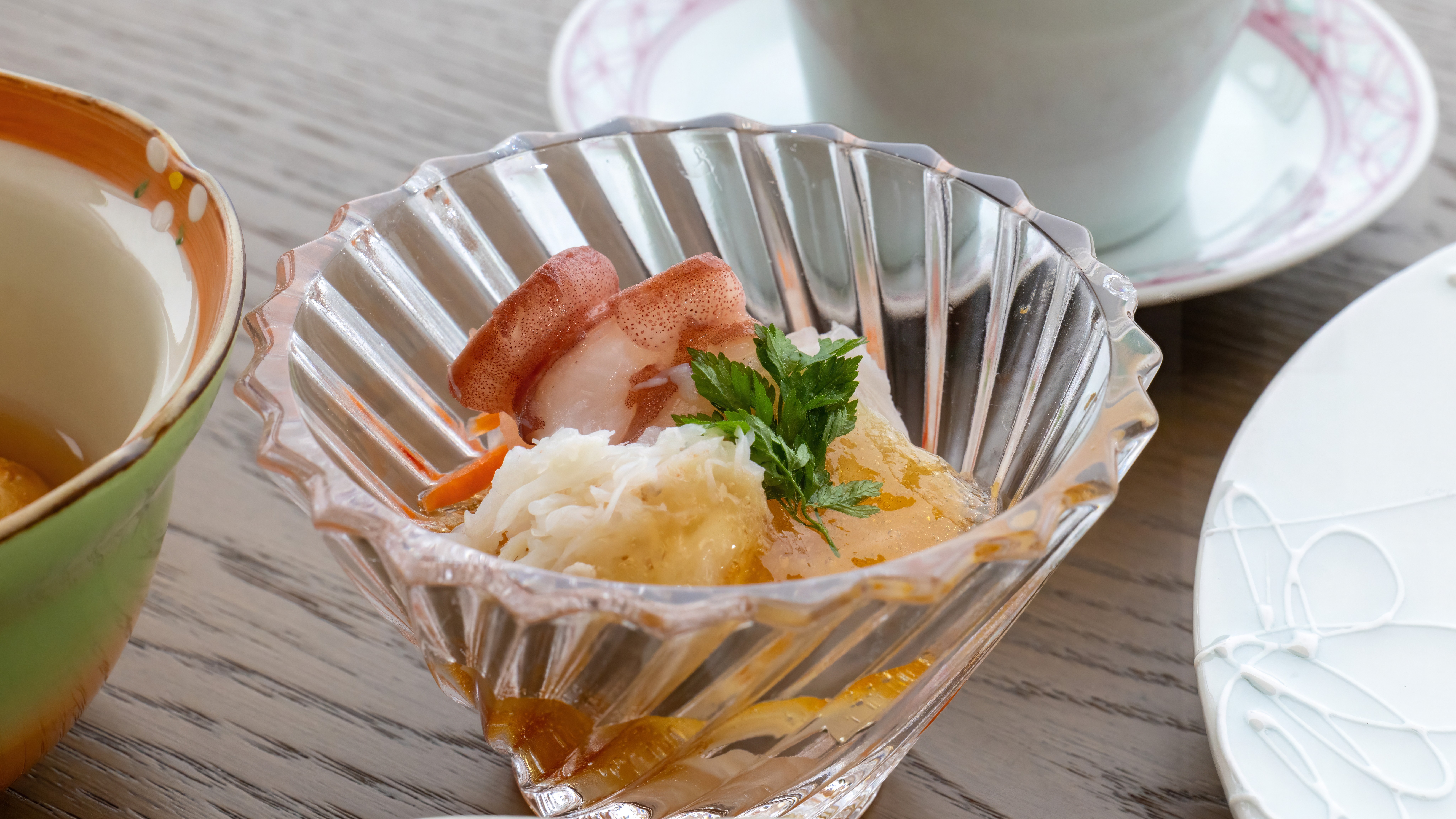 *ご夕食/蛸のマリネ（仕入や海の状況により、変更になる場合がございます）