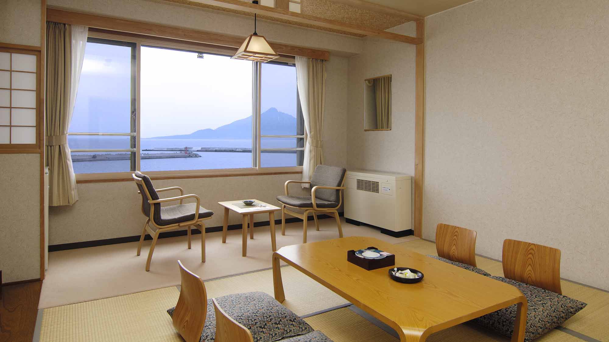 【海側和室8畳】バス・トイレ付