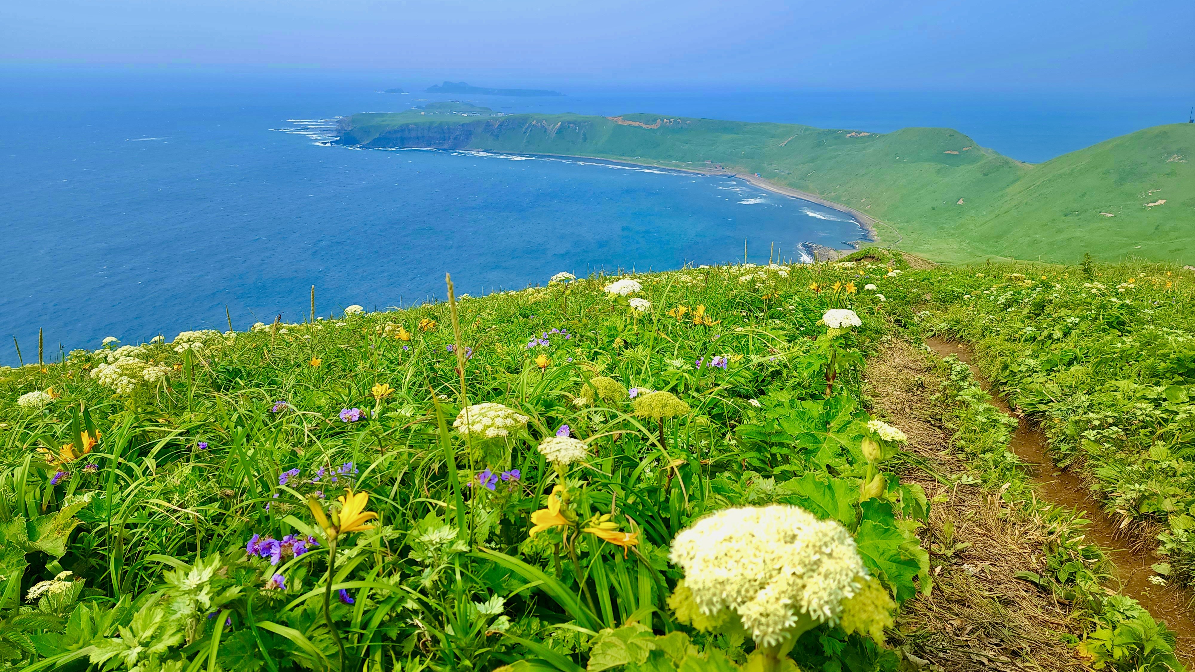 *【礼文島観光】ゴロタ岬/礼文島西海岸を一望できます！