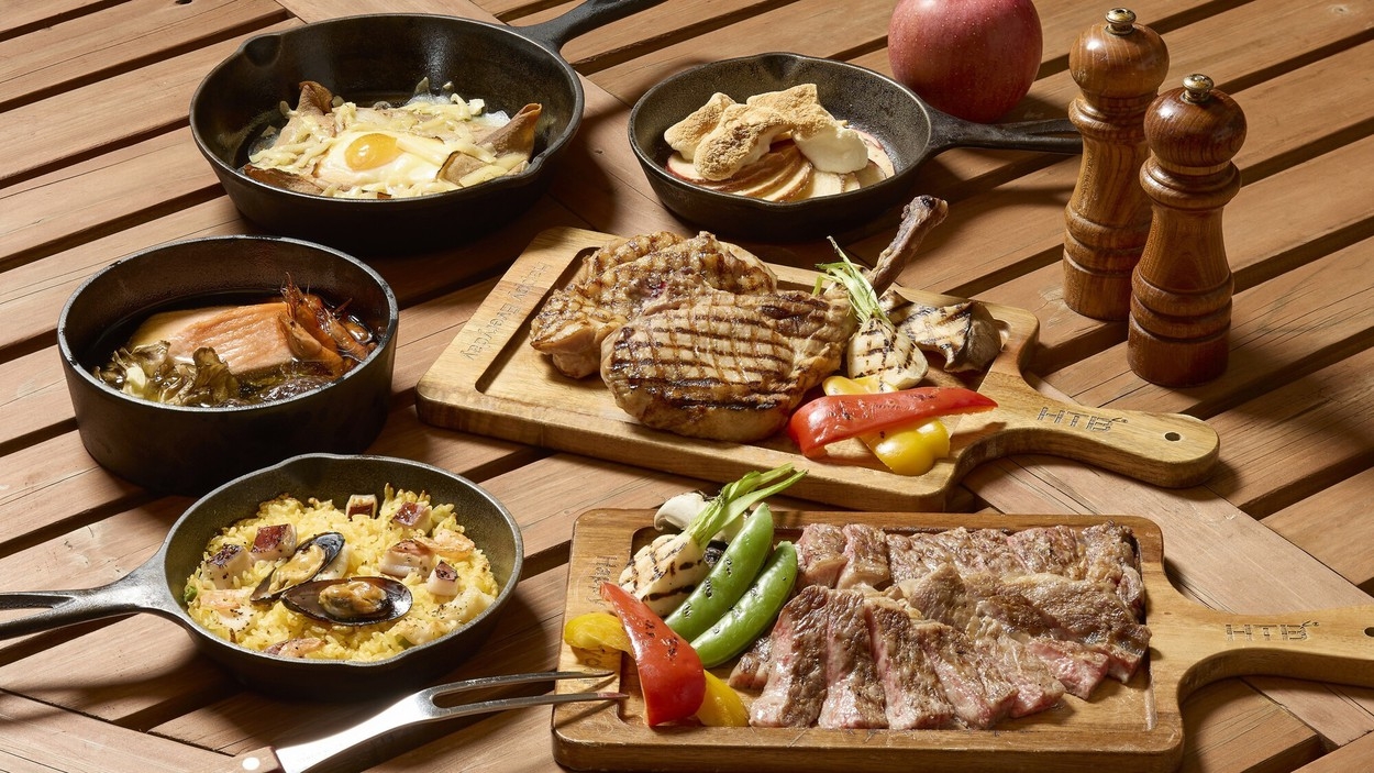 【本格アウトドアグリル】森の中で味わうワンランク上のメニュー「プレミアム」プラン＜2食付＞