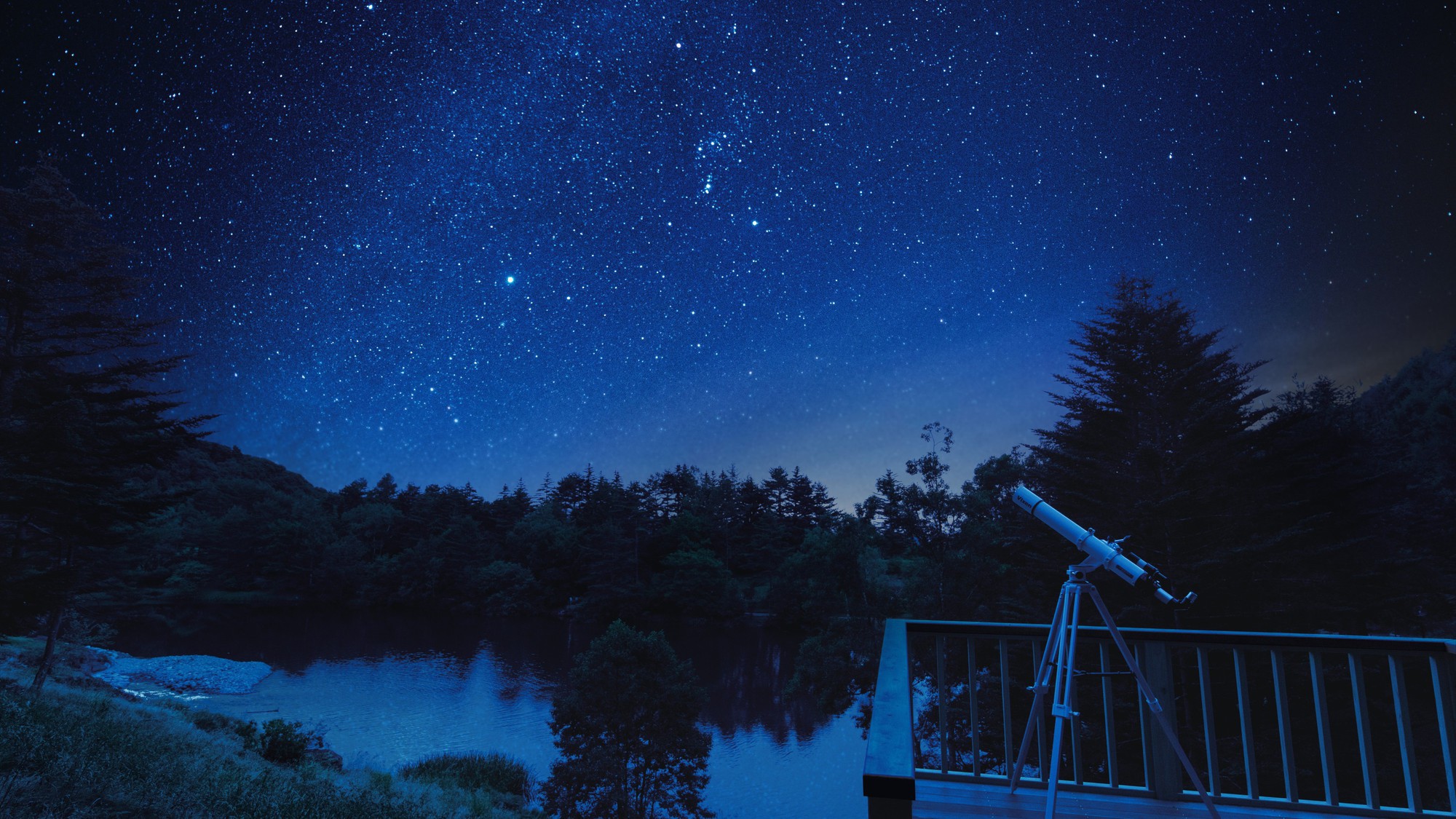 蓼科の美しい星空