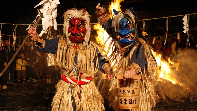 お祭り出発前の早め夕食16：00〜OK【第62回なまはげ柴灯まつり】観覧者歓迎♪♪1泊2食付プラン