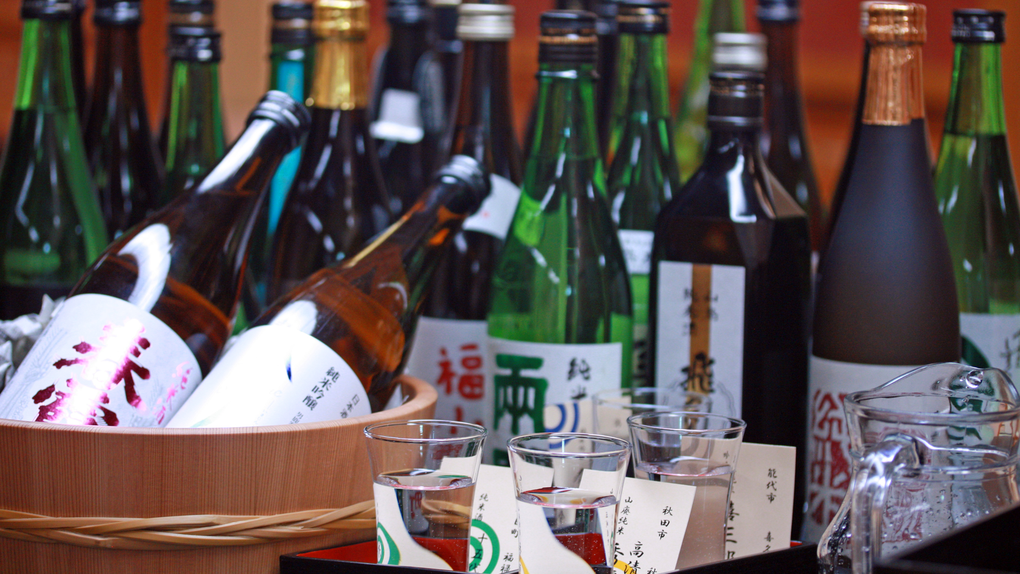 日本酒飲み比べ50種