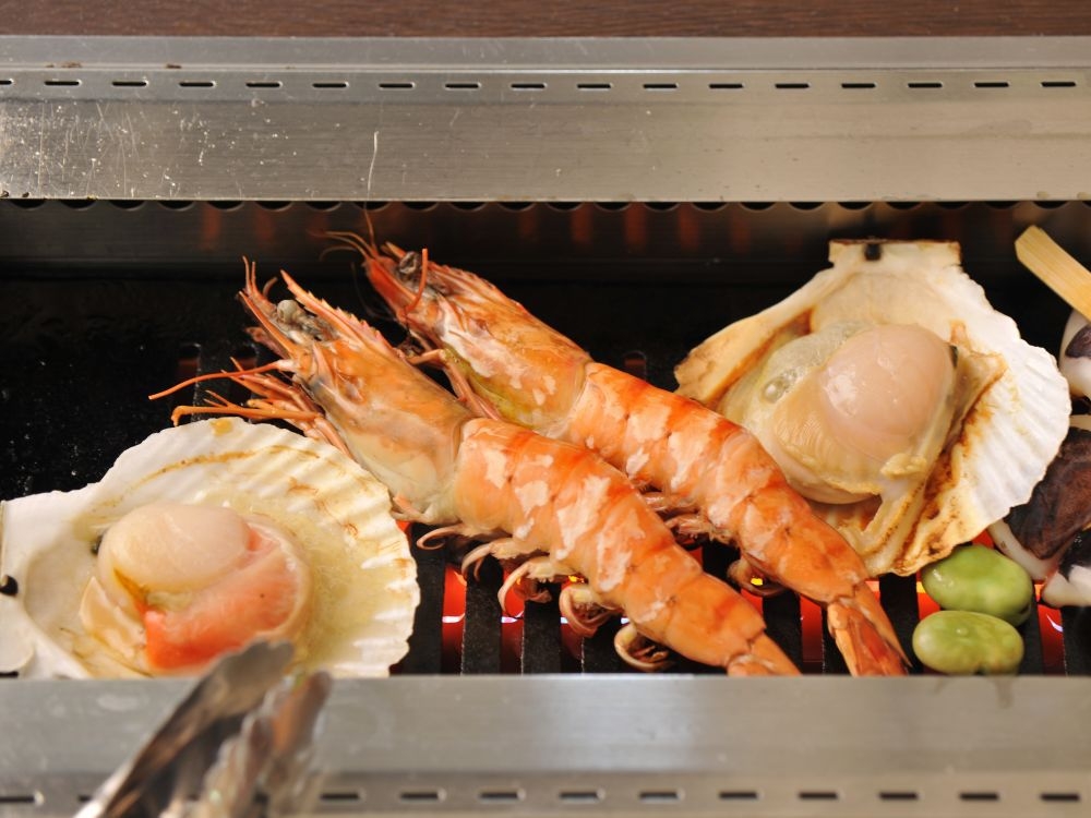 気仙沼海鮮浜焼き会席（秋冬）