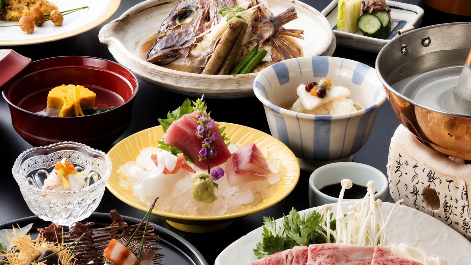 季節の会席料理秋冬イメージ