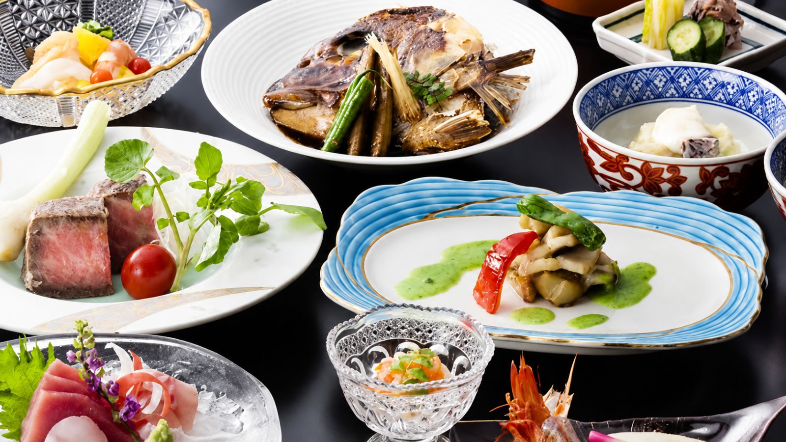 季節の会席料理夏イメージ