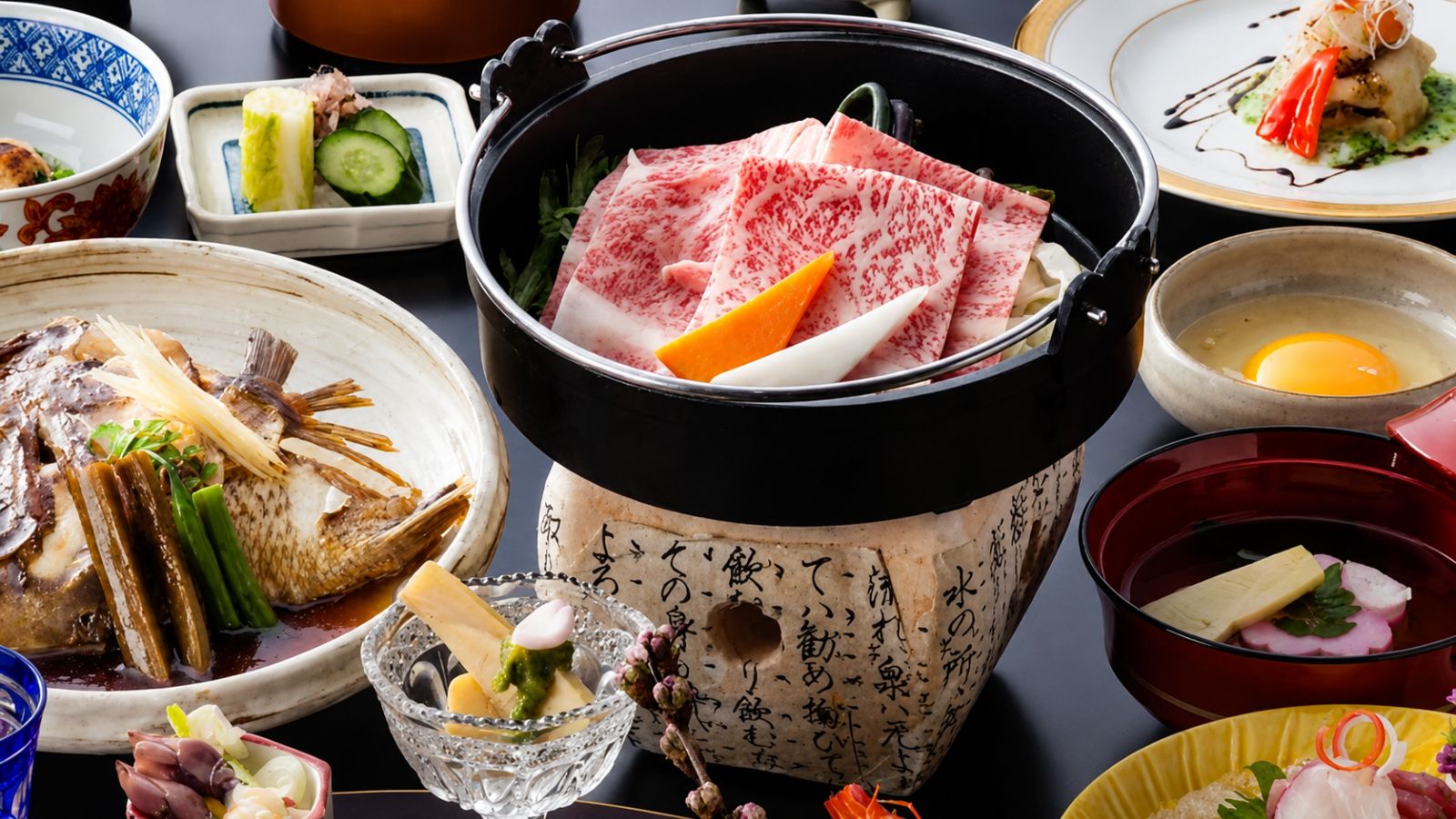 季節の会席料理春イメージ