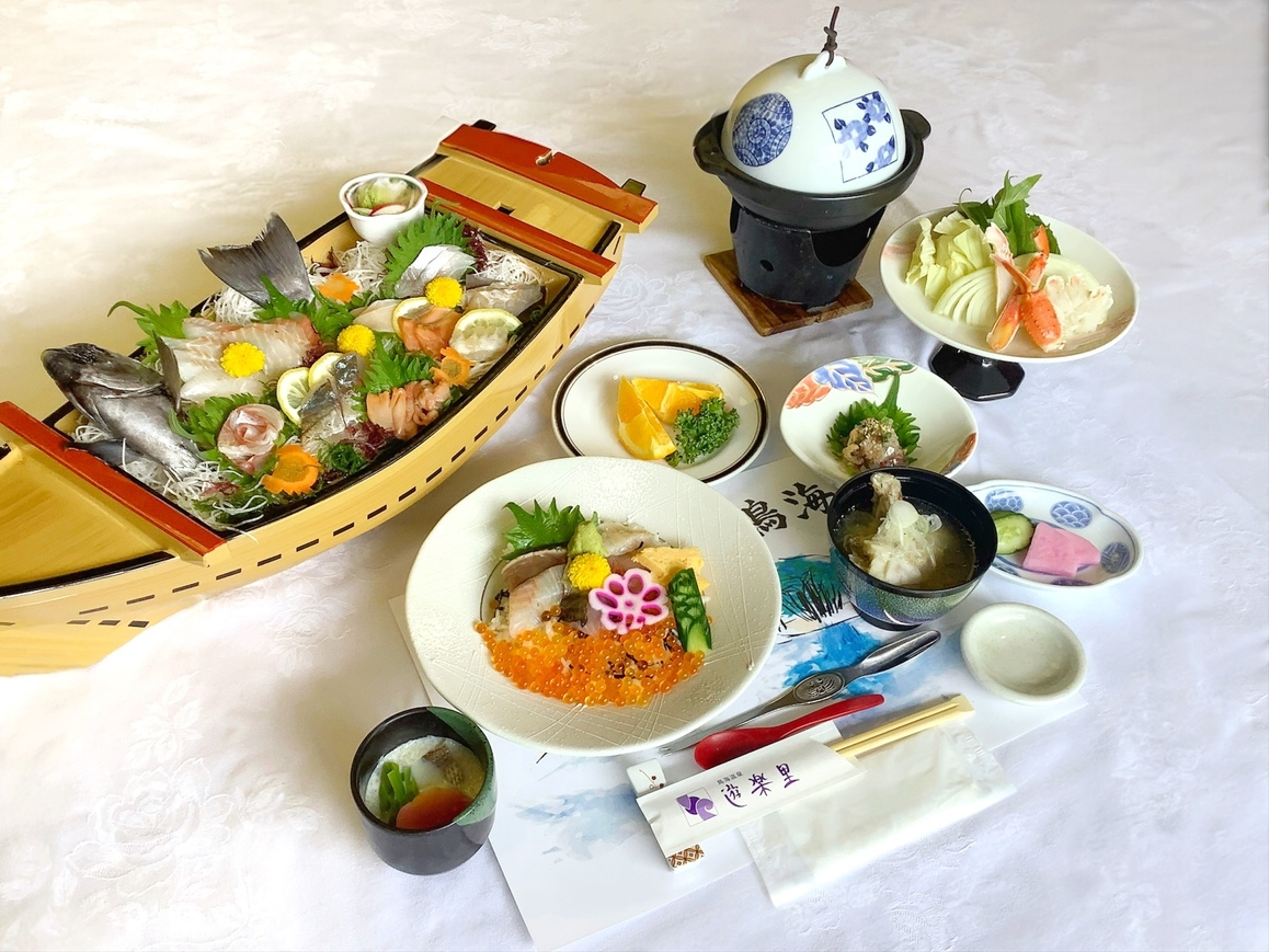 ゆっくり味わう贅沢なひととき♪　遊楽里の【海鮮づくしプラン】