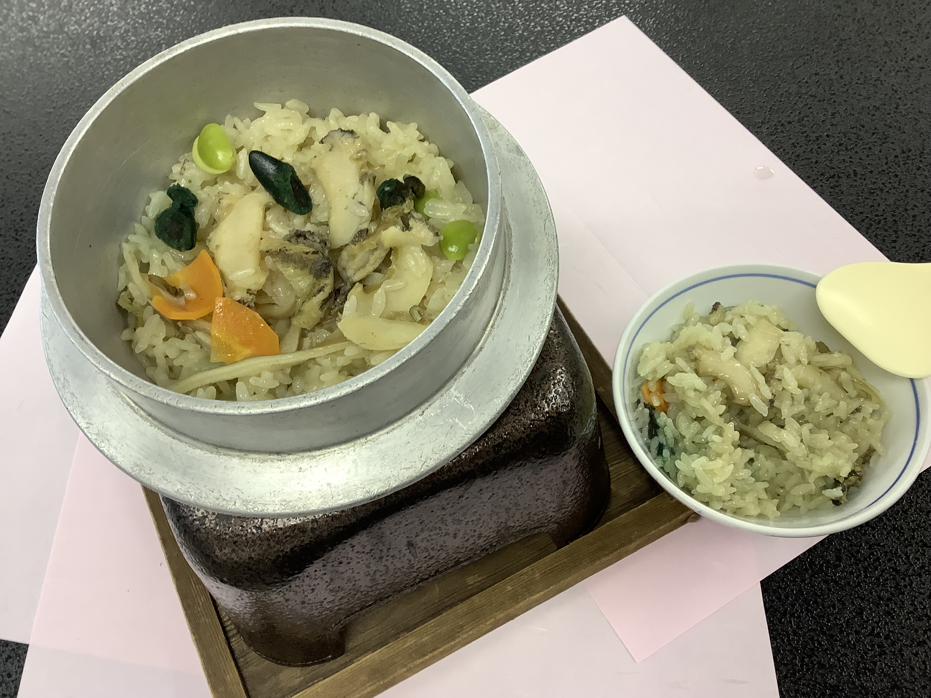 あわび釜飯