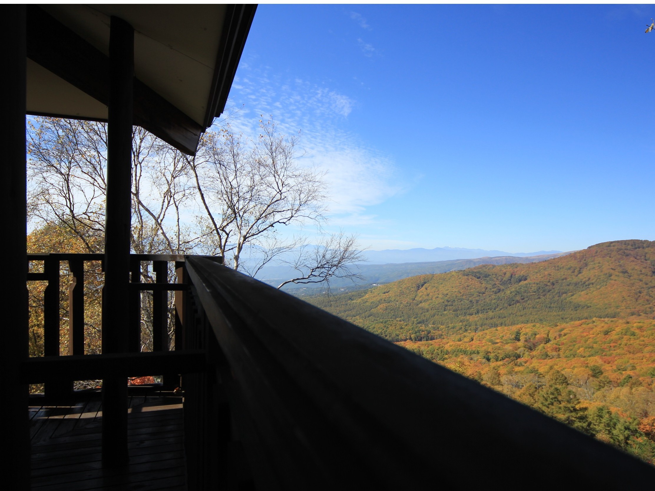 テラスからの風景