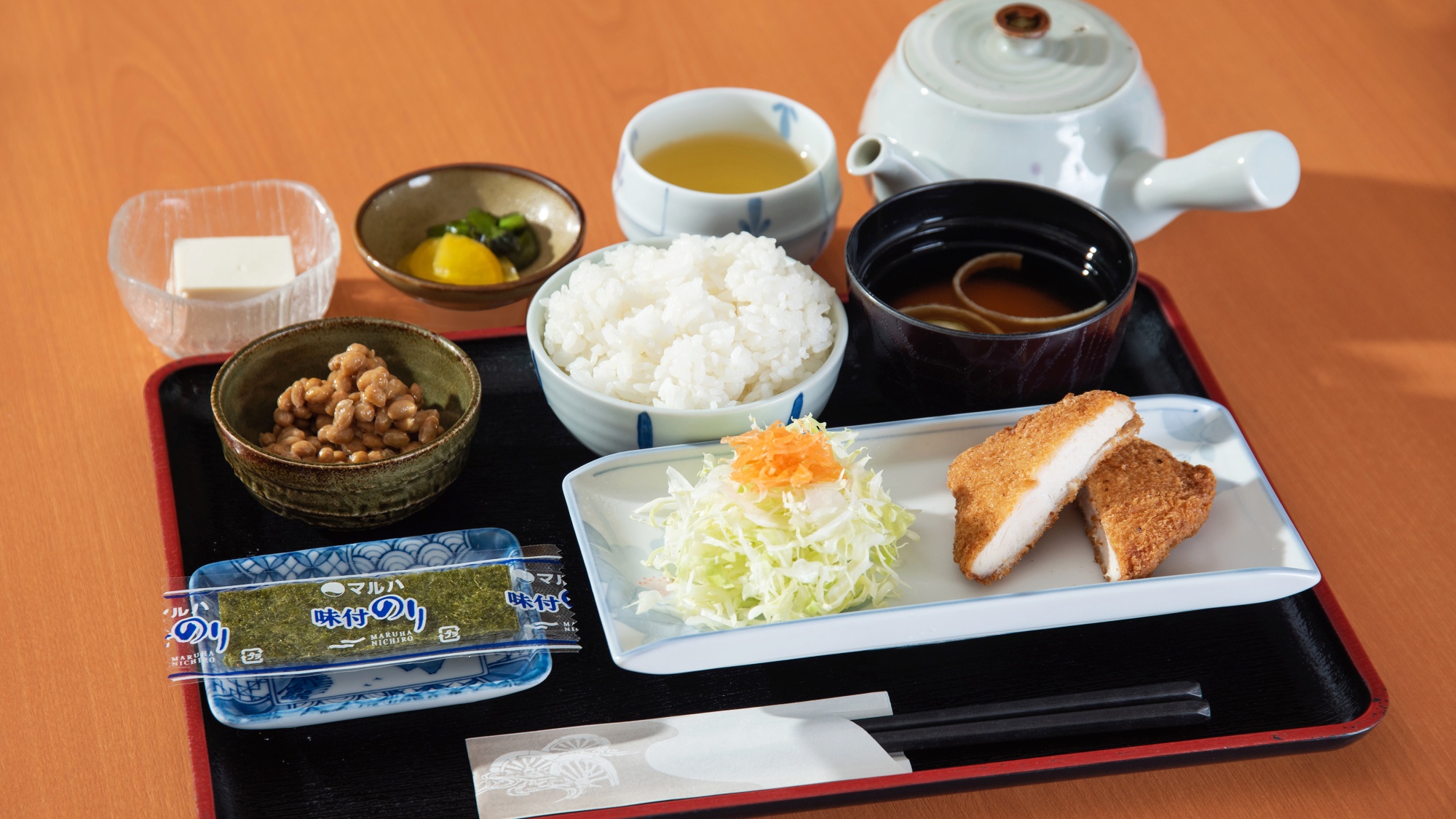 *[朝食一例]ご朝食は斜め向かいにある姉妹館「山田荘」でお召し上がり下さい