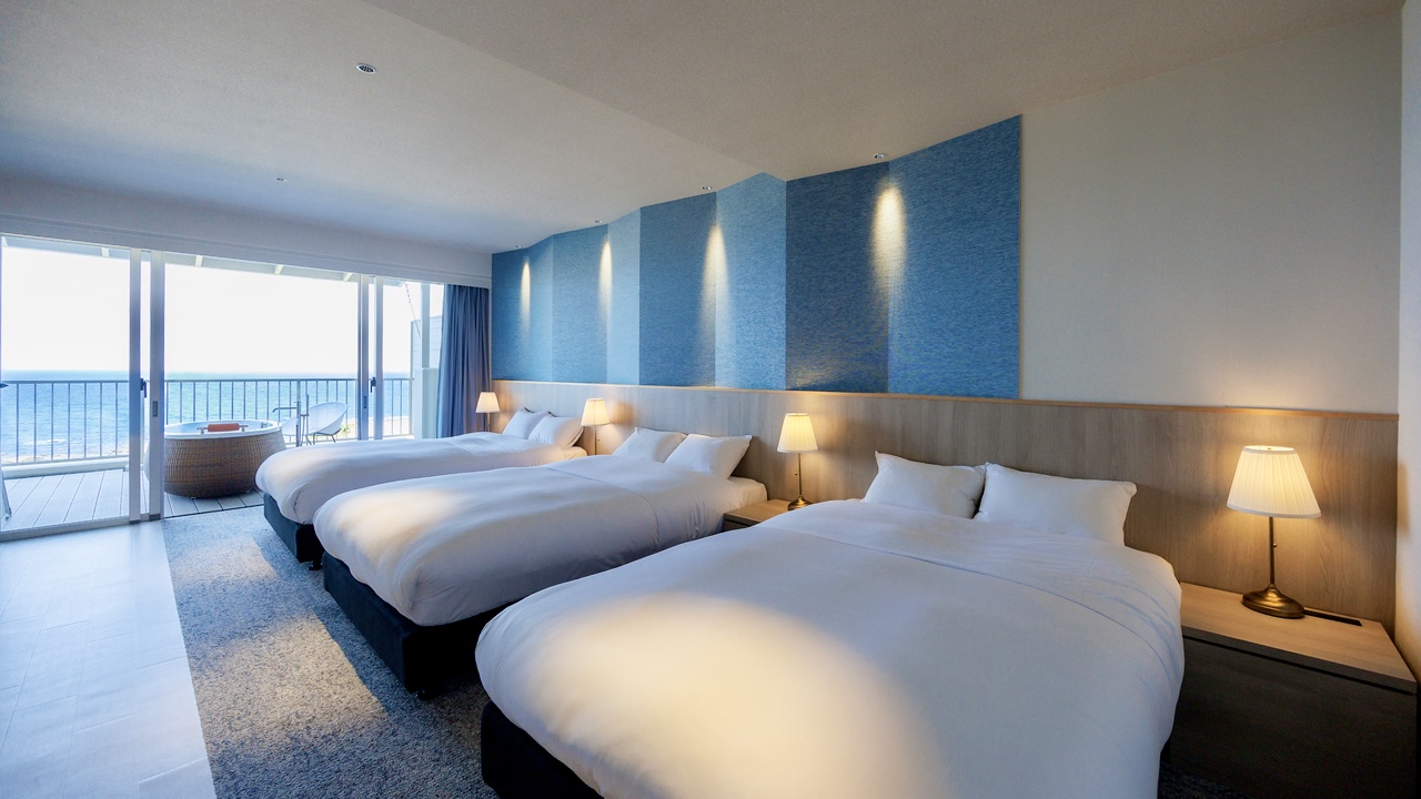 オーシャンビュー テラスバス