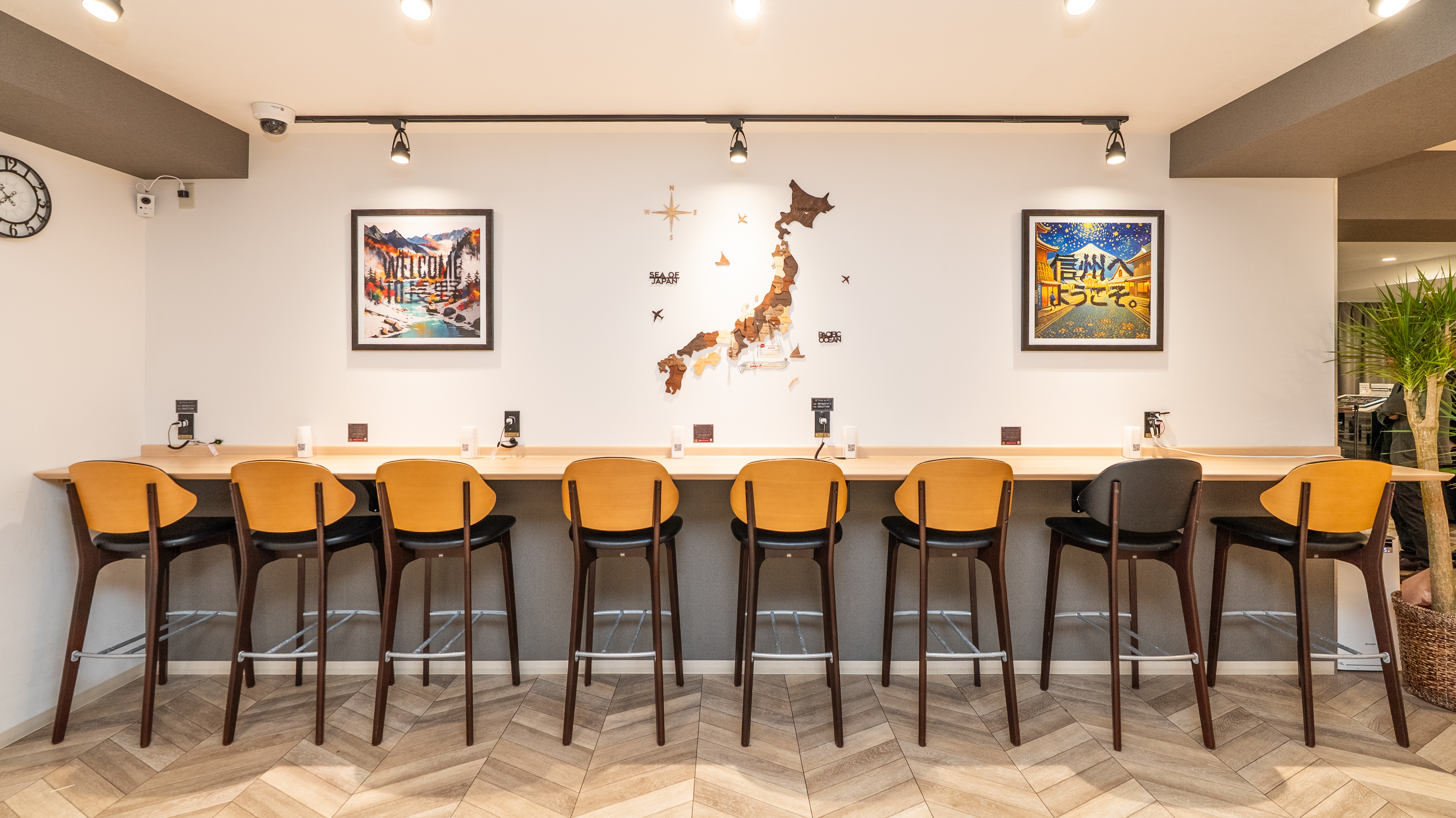 朝食会場（ホテル内）