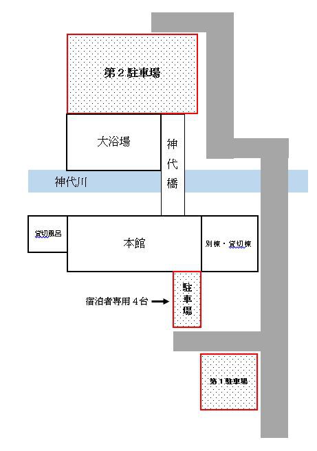 温泉や 神代の湯 神代の湯配置図【楽天トラベル】