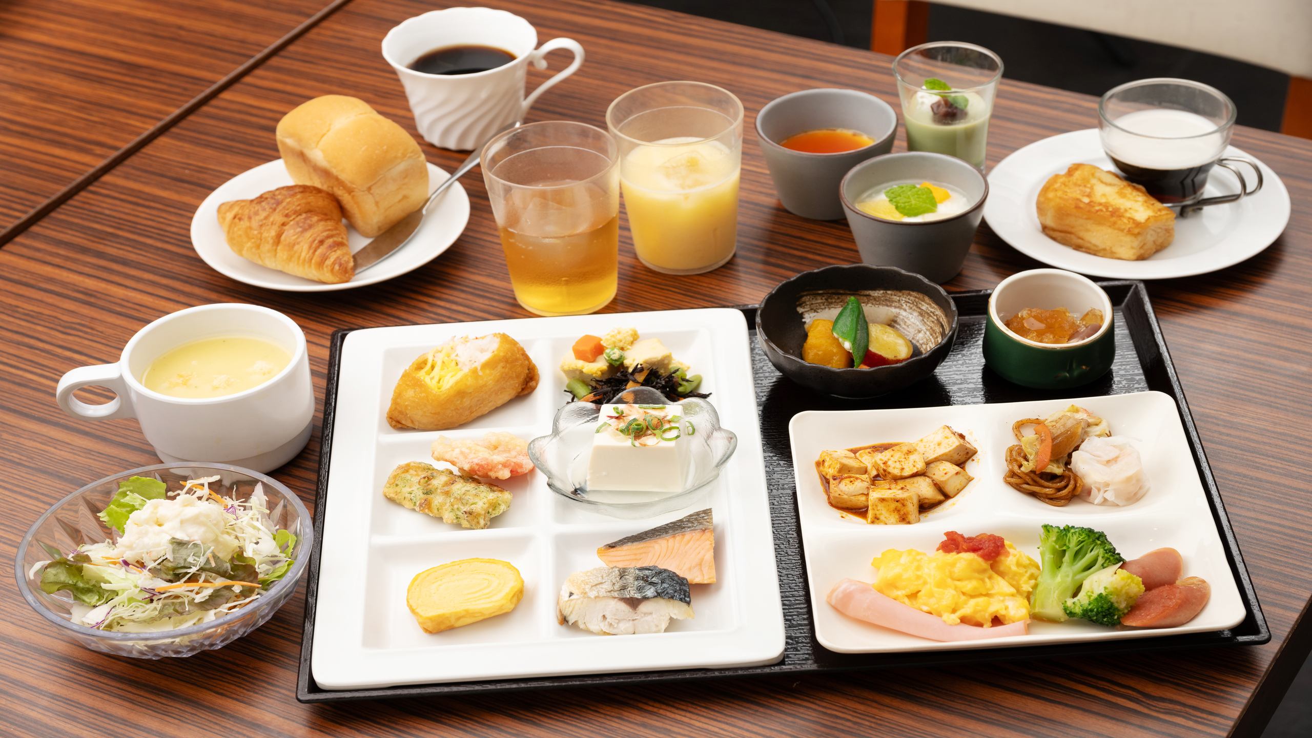 【朝食盛り付けイメージ】