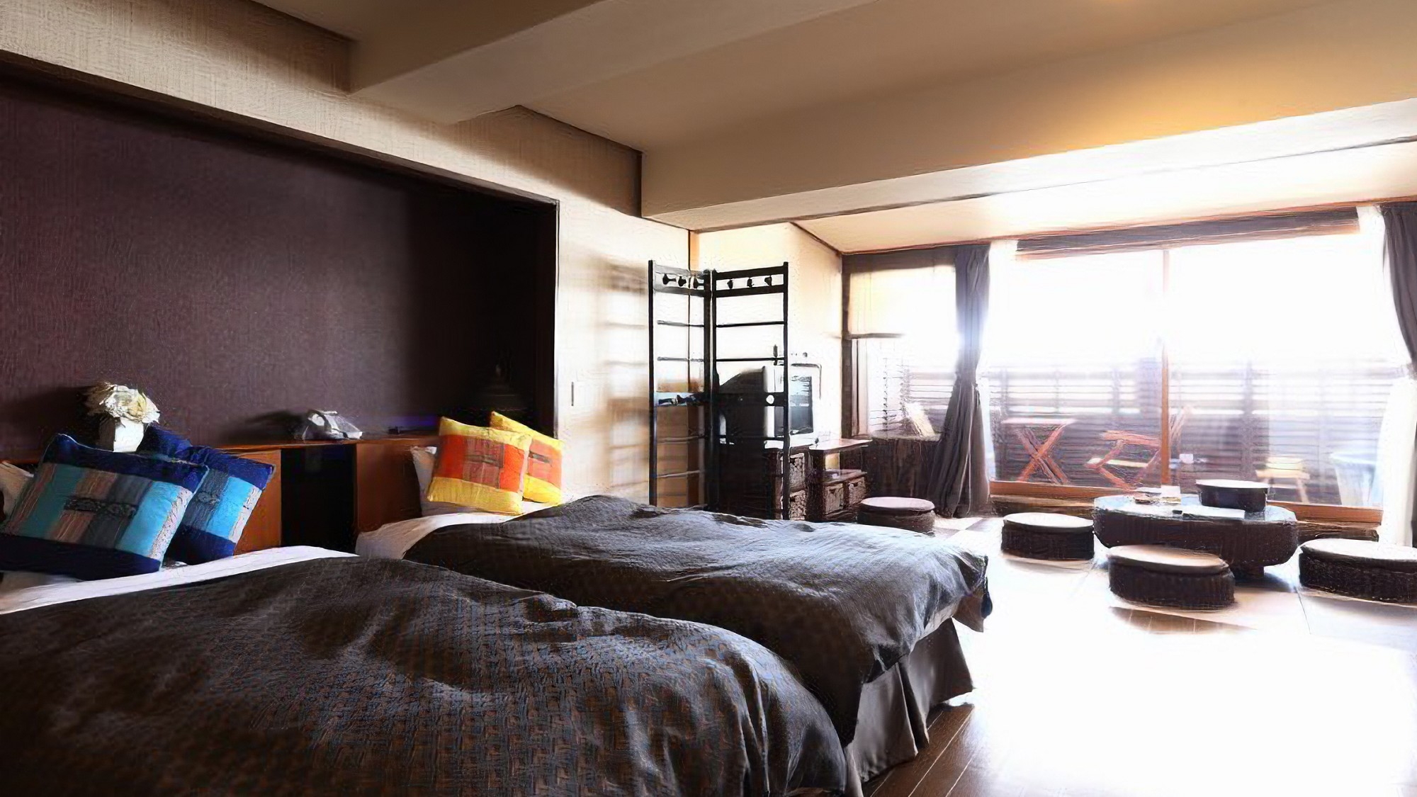 【特別室】源泉かけ流し露天風呂付和洋室／35平米【禁煙】