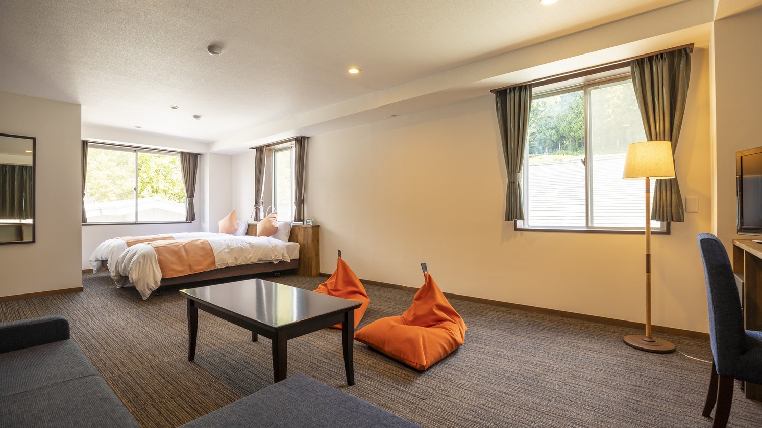 【デラックスツイン35平米】シャワー・トイレ付