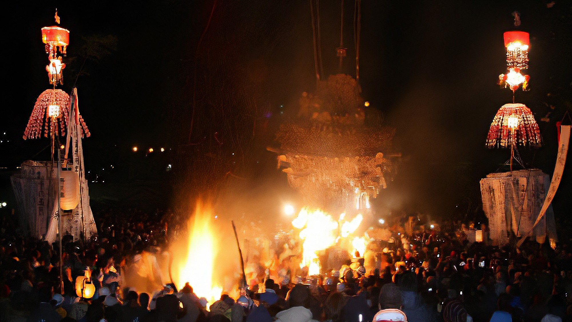 【道祖神祭り】毎年1月15日