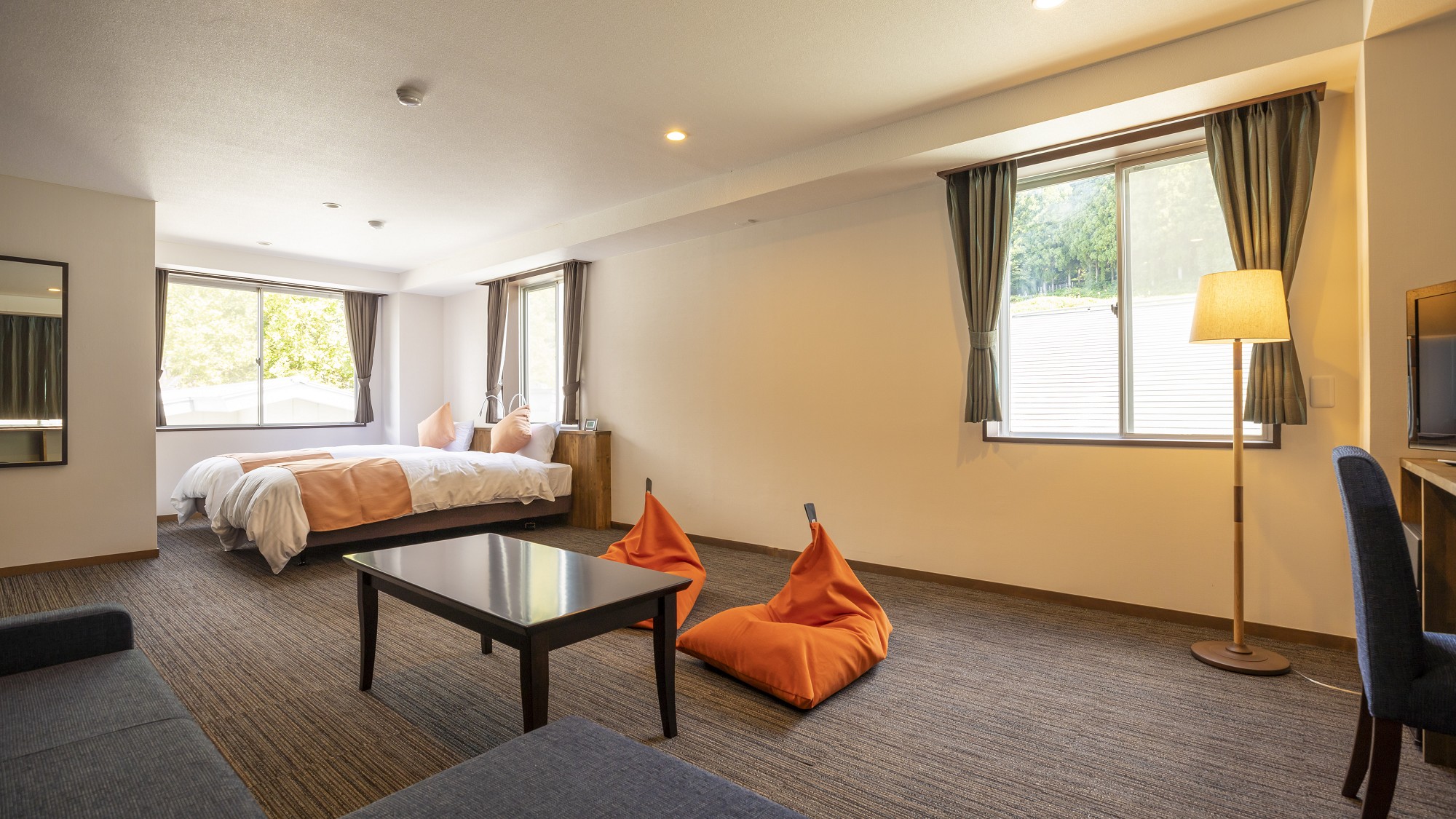 【デラックスツイン35平米】シャワー・トイレ付