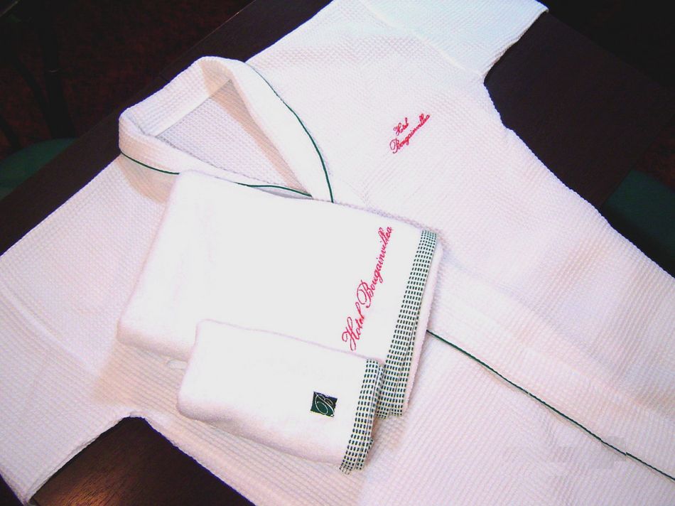 Gowns and towels