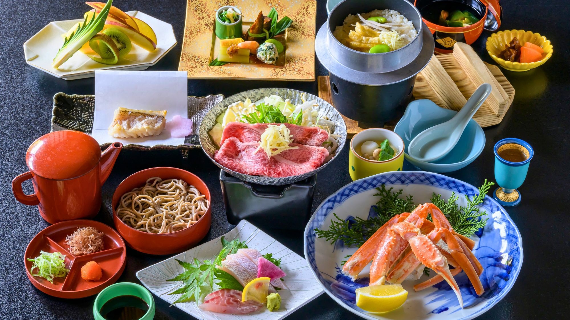 【楽天月末セール】料理長にお任せ！山陰自慢の魚や旬の味覚を味わう＜紺家のスタンダード〇えにし会席＞