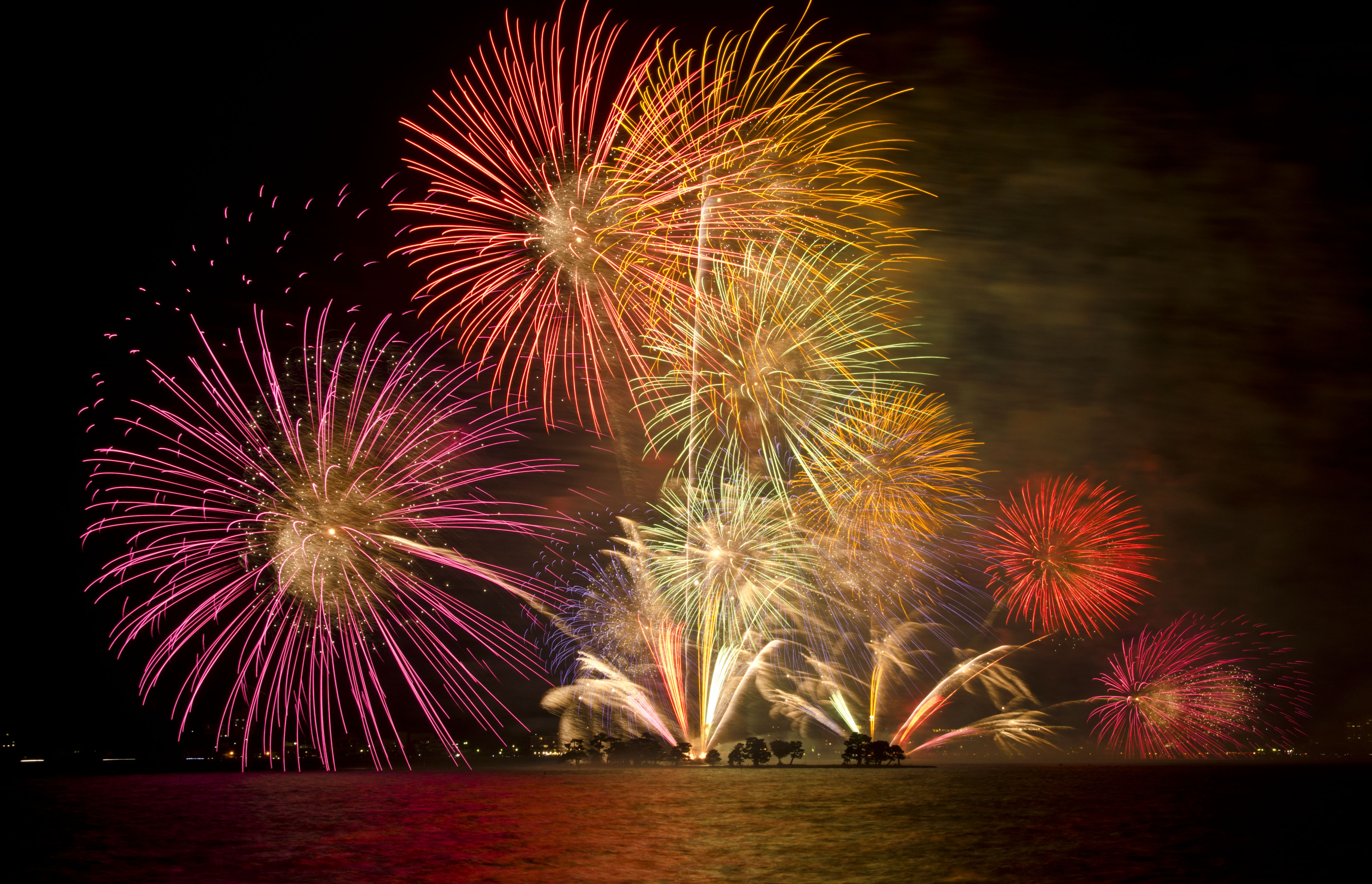 松江水郷祭湖上花火大会