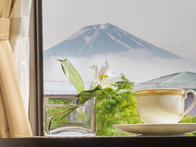 富士山の見えるお部屋もございます