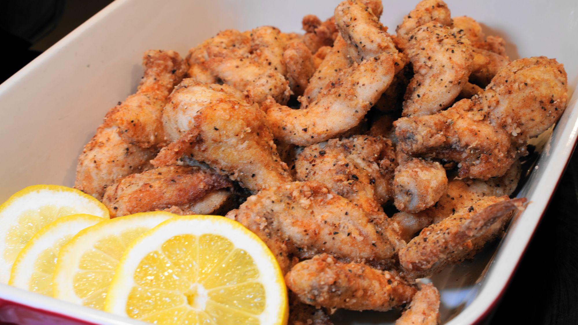 夕食一例【絶対美味しいフライドチキン】