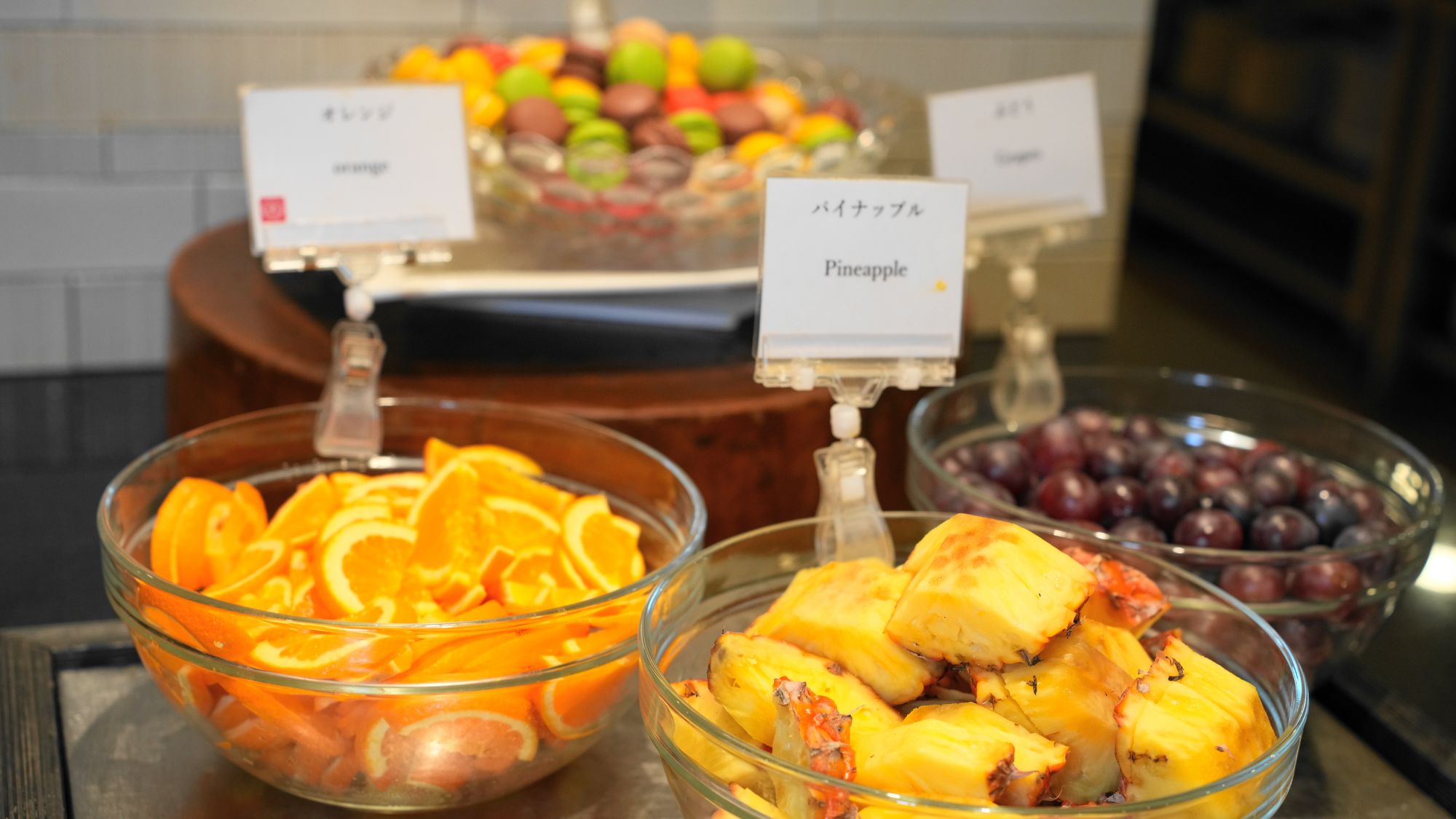 夕食一例【フルーツ各種】