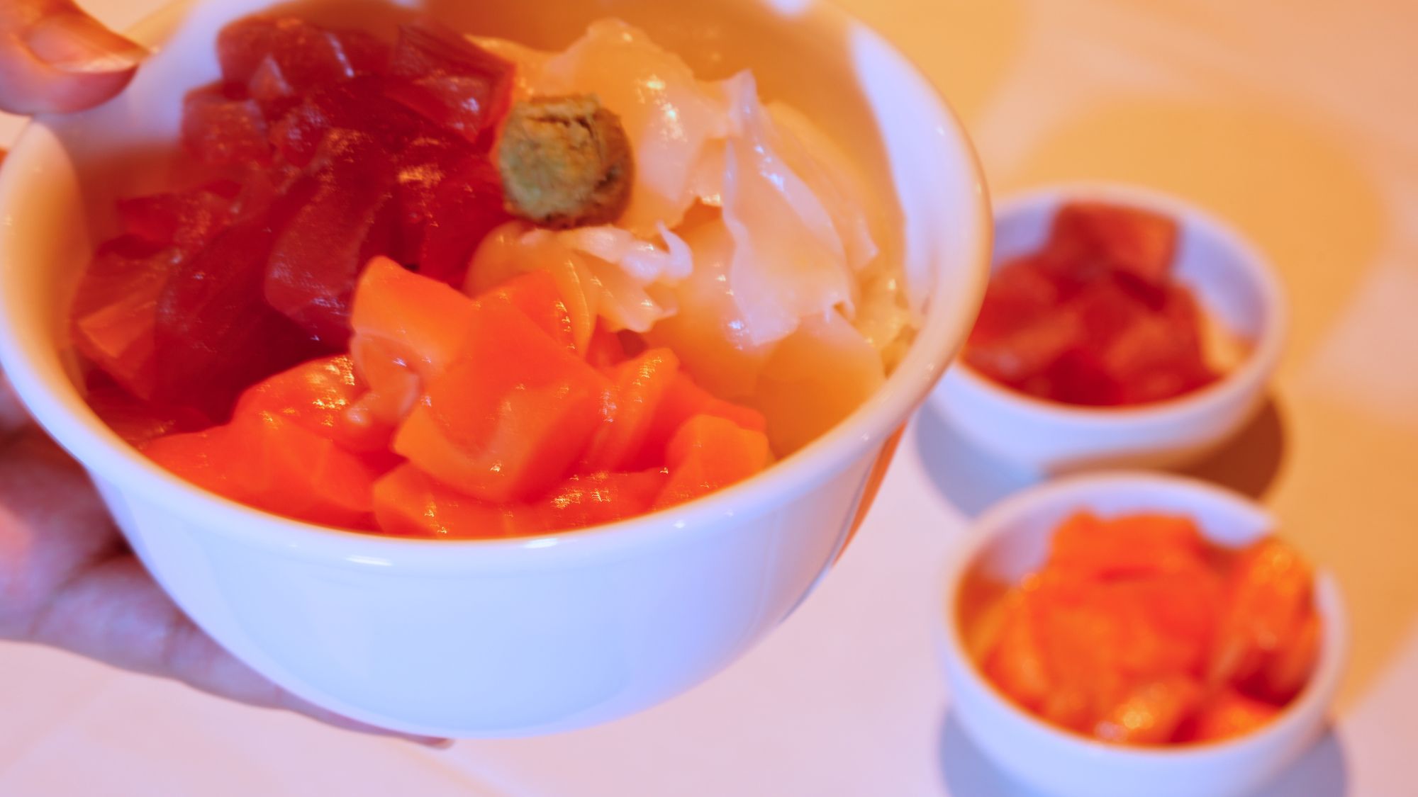 【朝食一例】海鮮勝手丼