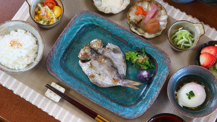【２食付】美しい高原の景色を感じながら味わう♪地元食材を活かした手づくりの日替わり料理２食付