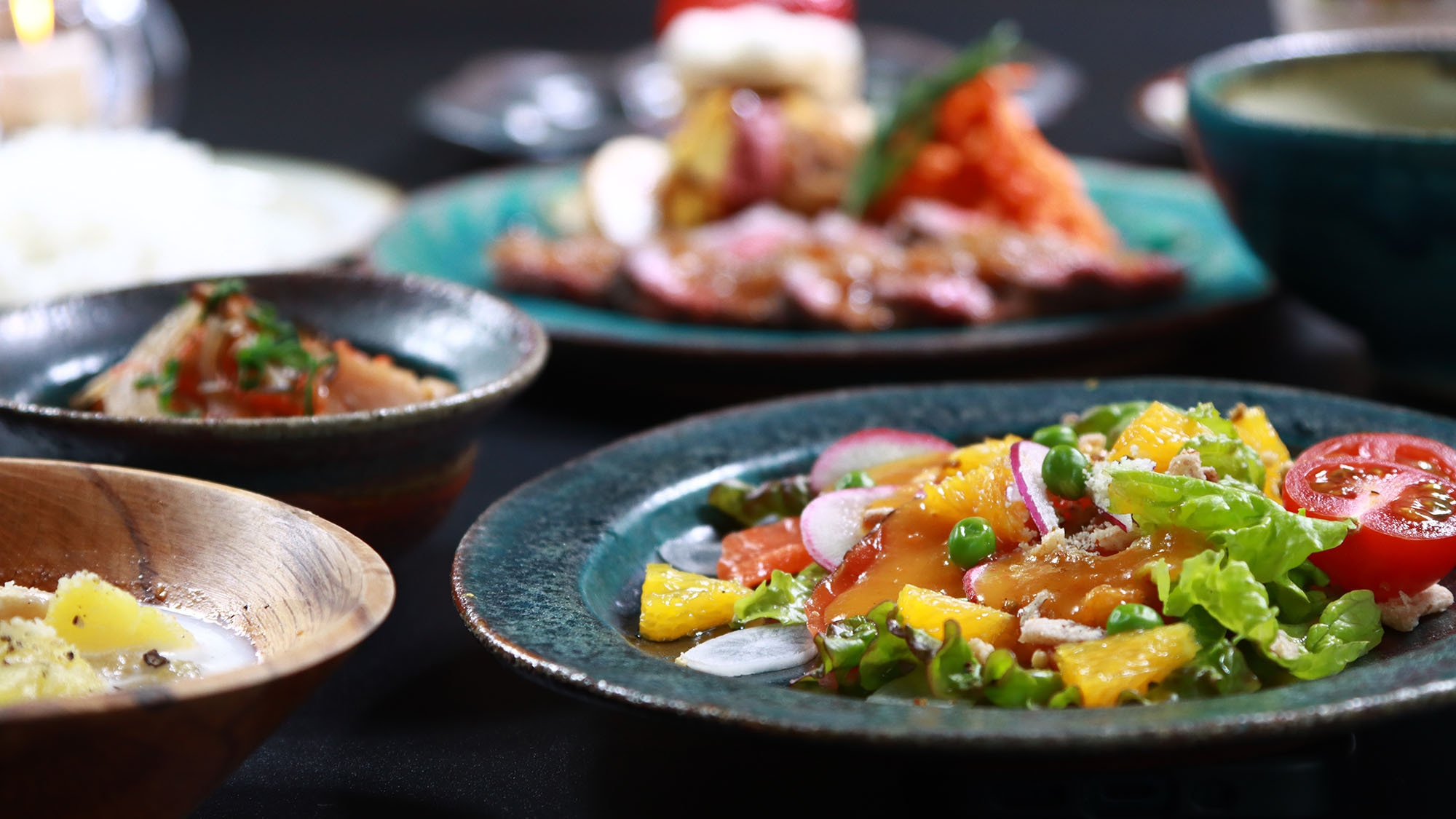 【夕食付】早朝出発or朝はのんびりしたい方へ！旬の食材で調理した真心こめた手作り夕食