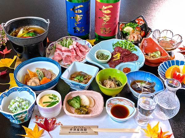 【1泊2食付】会津名物馬刺しプラン◆湧出量日本一！名湯草津と並ぶ歴史ある源泉かけ流しの薬湯温泉