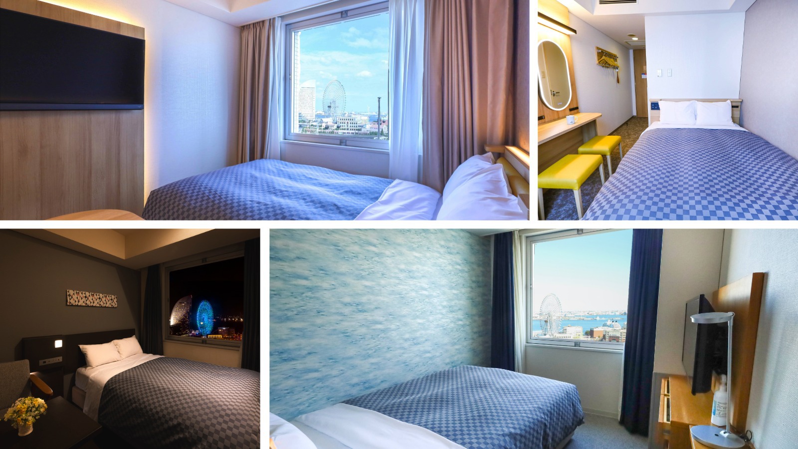 夜景ビュー・ダブルルーム【一例】