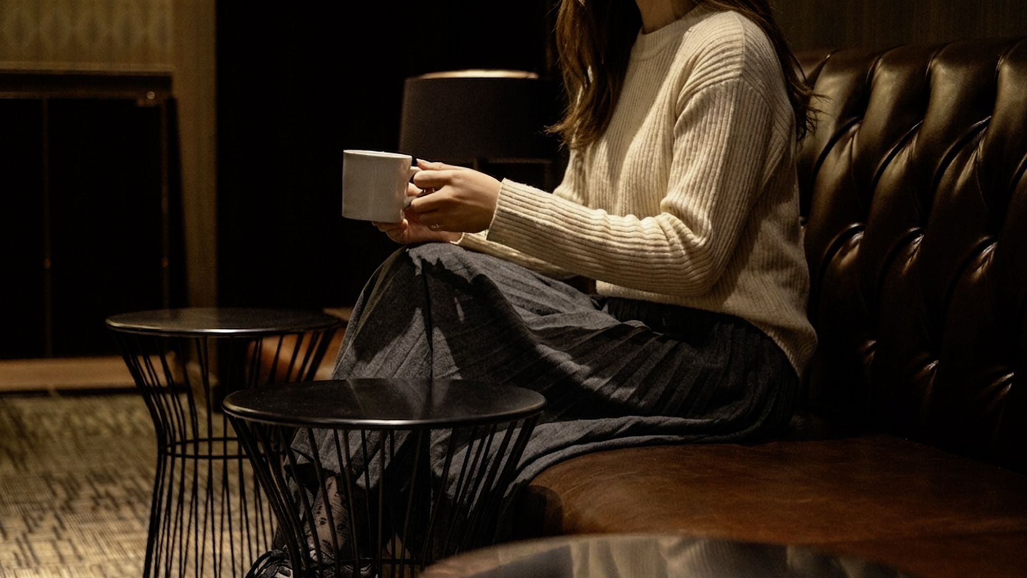 【会員専用ラウンジ】フリードリンクをご提供。ほっと一息、旅の疲れを癒してください。