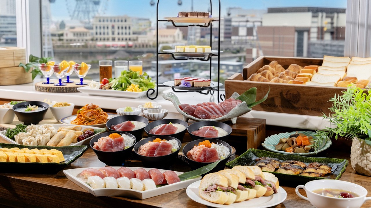 【朝食ビュッフェ】みなとみらいの景色を眺めながら、朝の爽やかなひとときを。