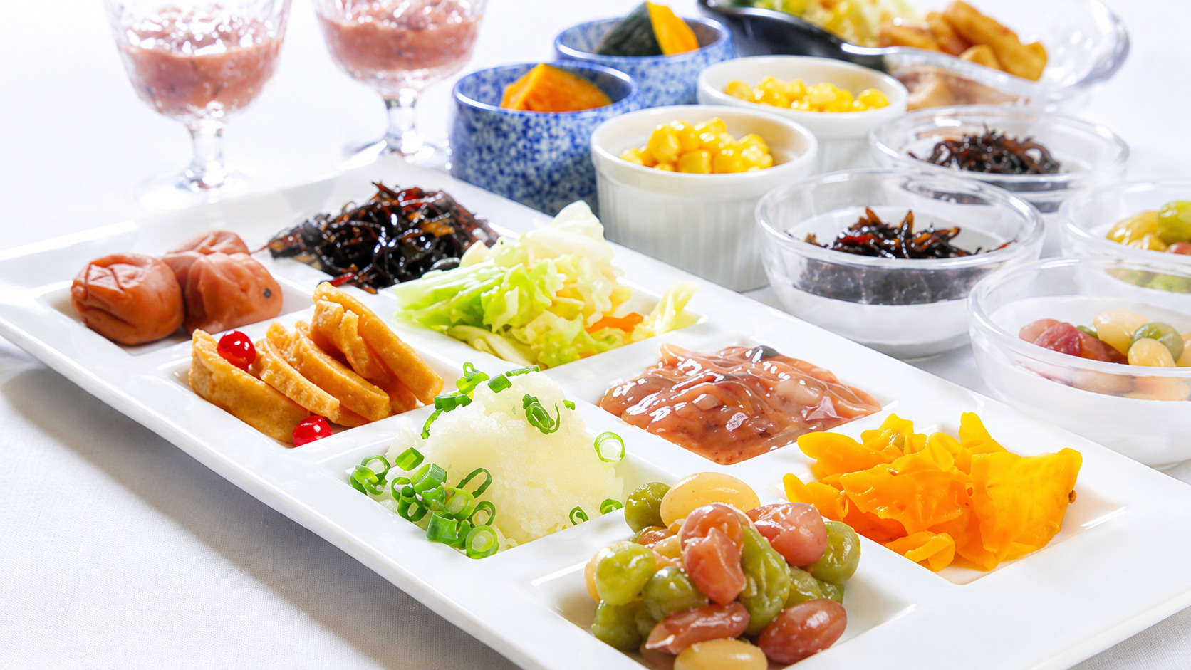 朝食バイキング