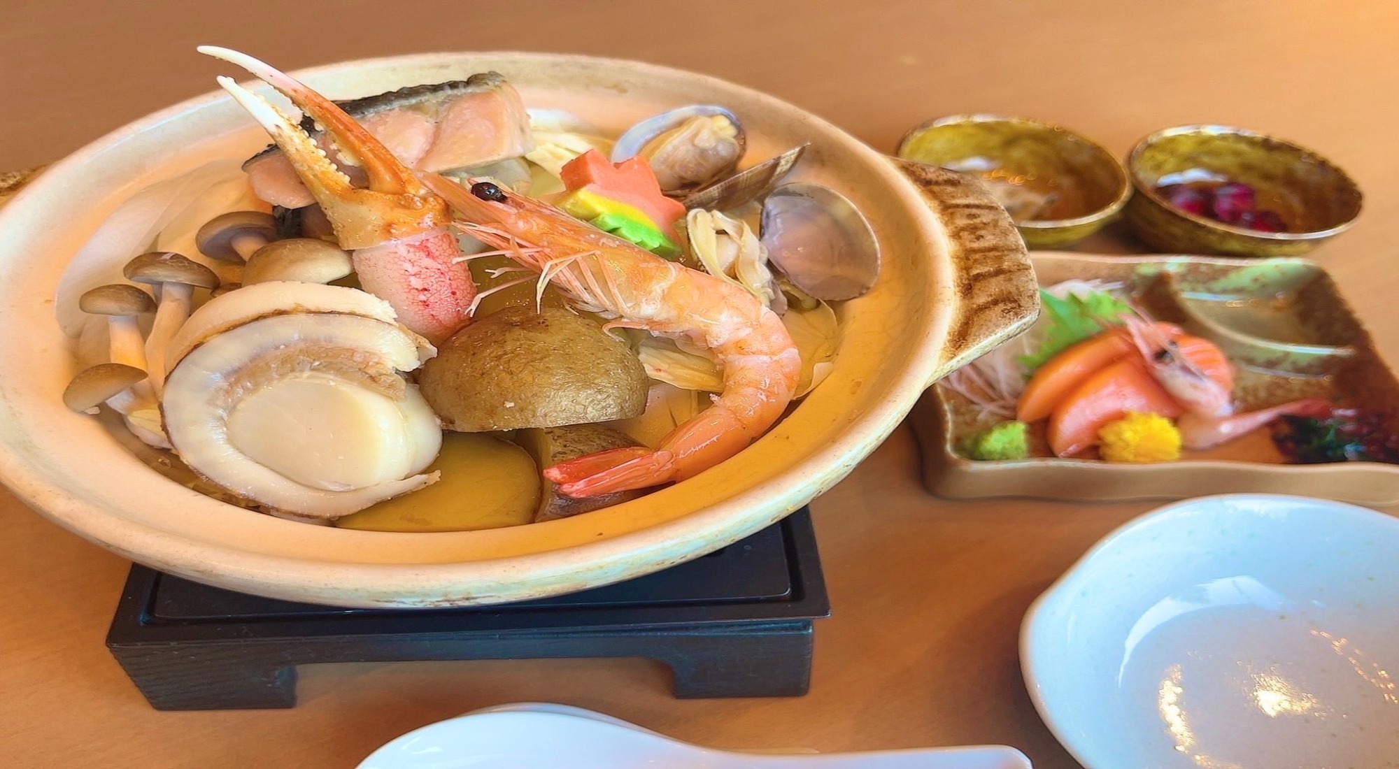 ★夕食★『海の幸 石狩鍋定食』