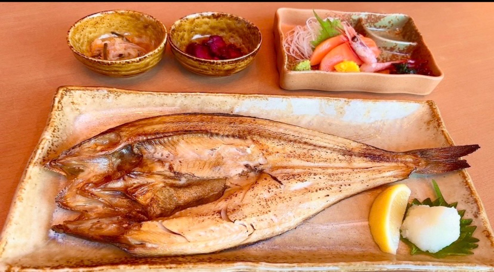 ★夕食★『道東産ほっけ定食』