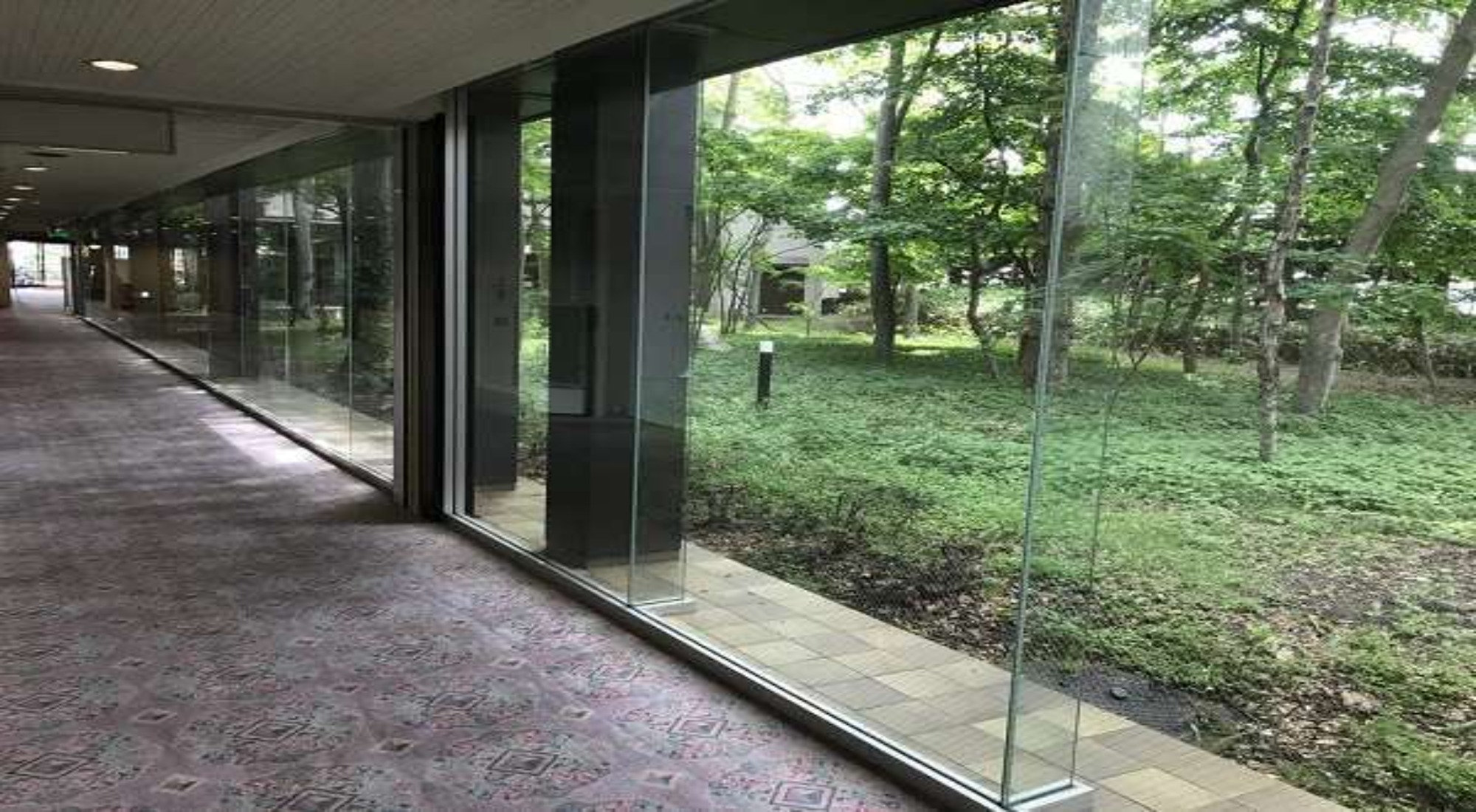 別館通路からの景色