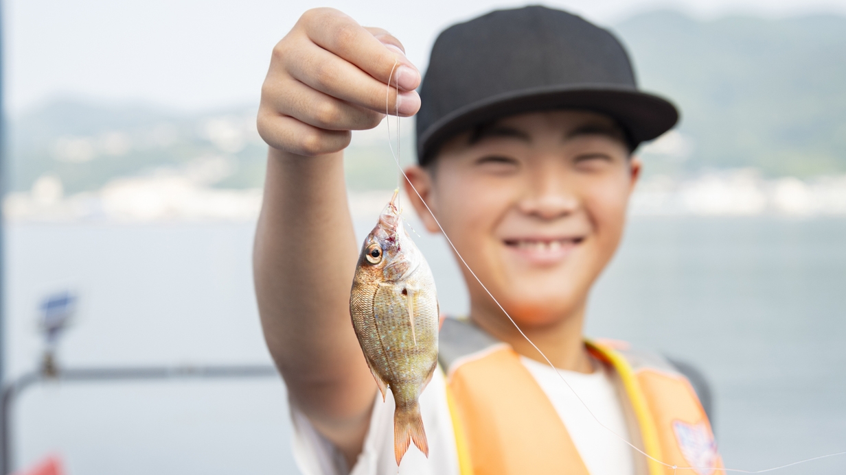 【3大特典付】海上ホテル遊び尽くしファミリープラン◆釣り竿サービス♪＜御食国会席＞