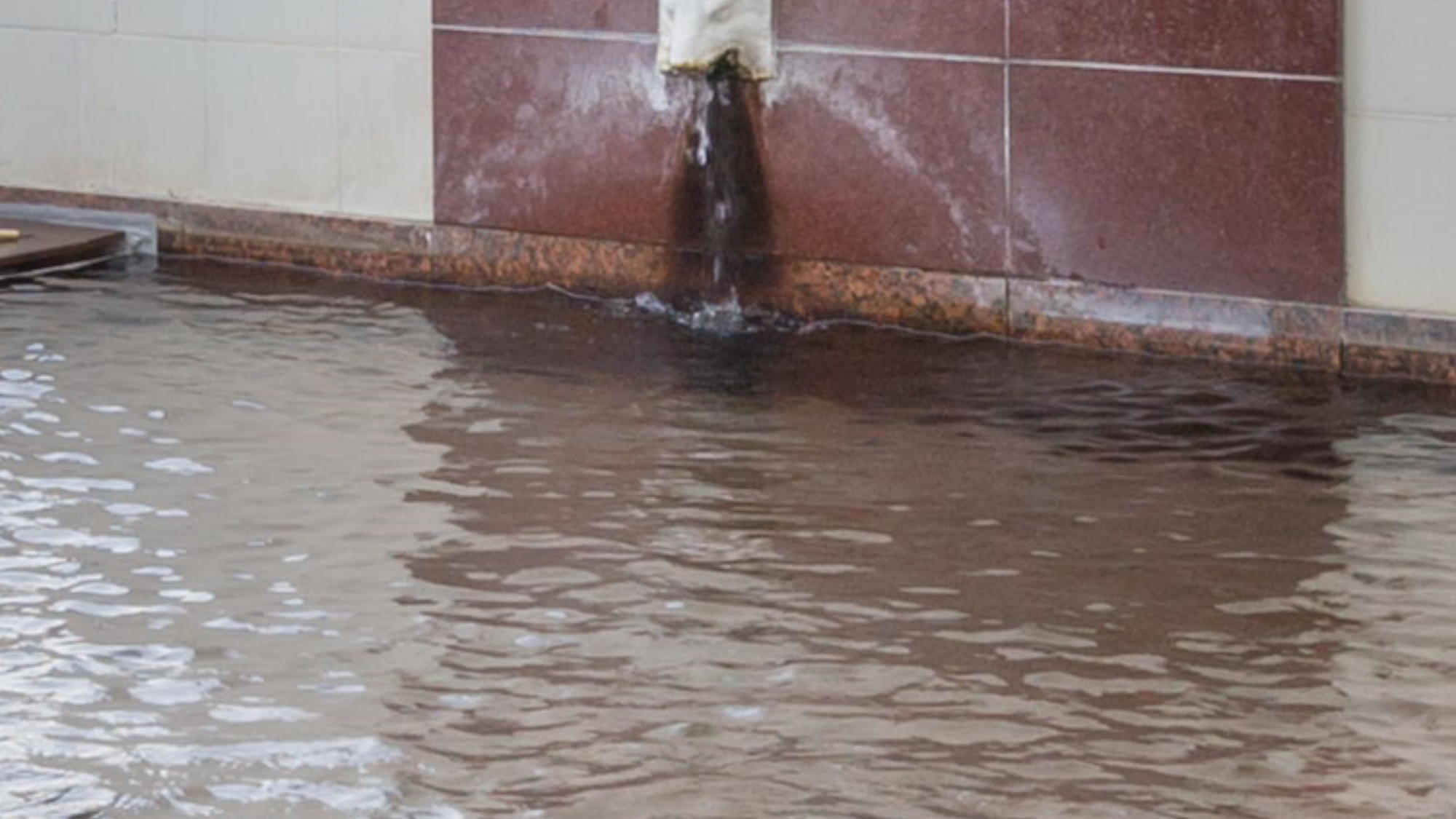 展望大浴場│自家源泉から驚くほど湧き出る無色透明の透き通ったアルカリ泉