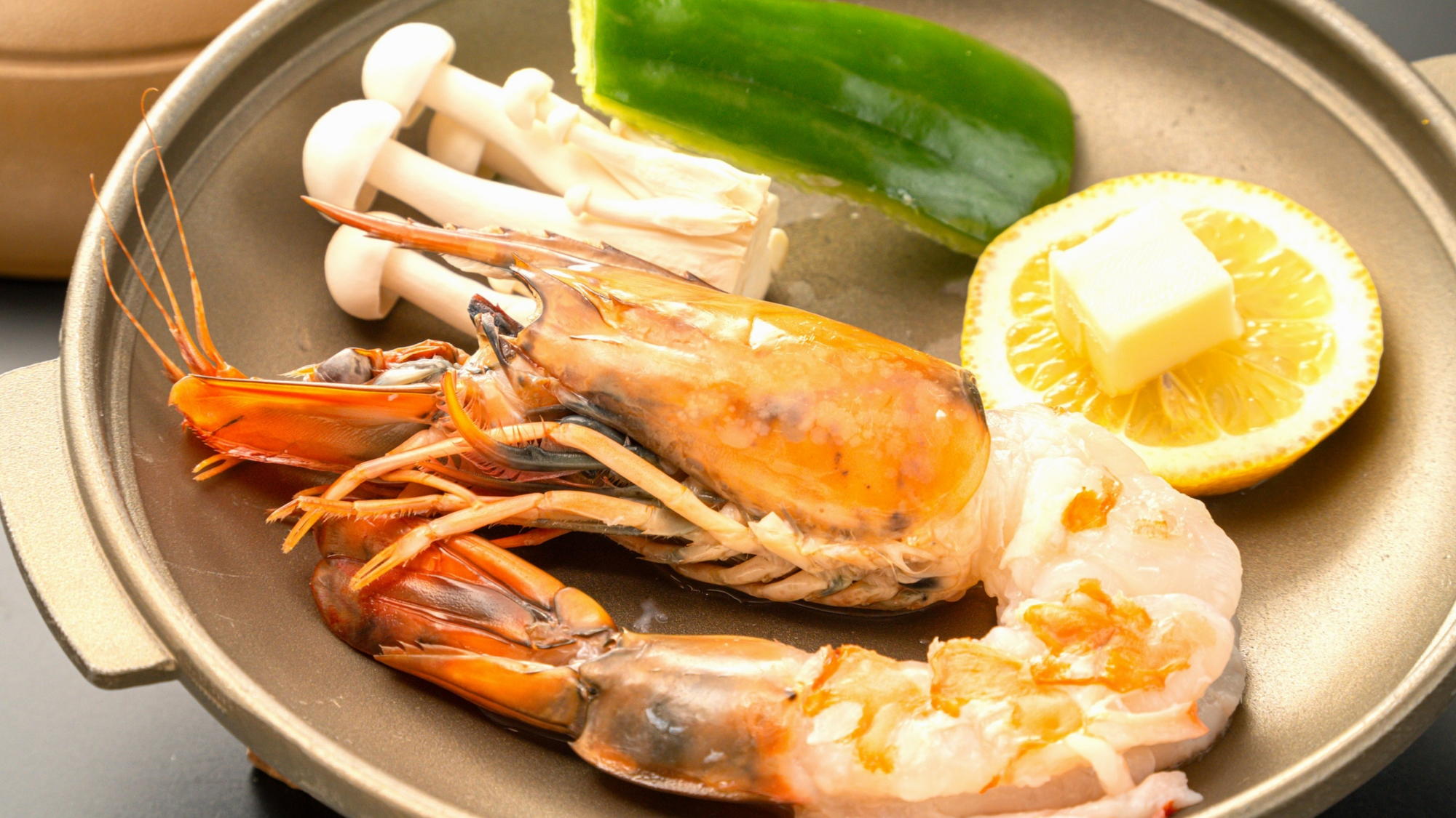 大海老の鉄板焼き