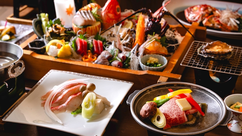 【特選会席-湯苑Yuen-】五つの味覚を贅沢に。目利きから仕立てまで、料理長が手がける最上級の一席