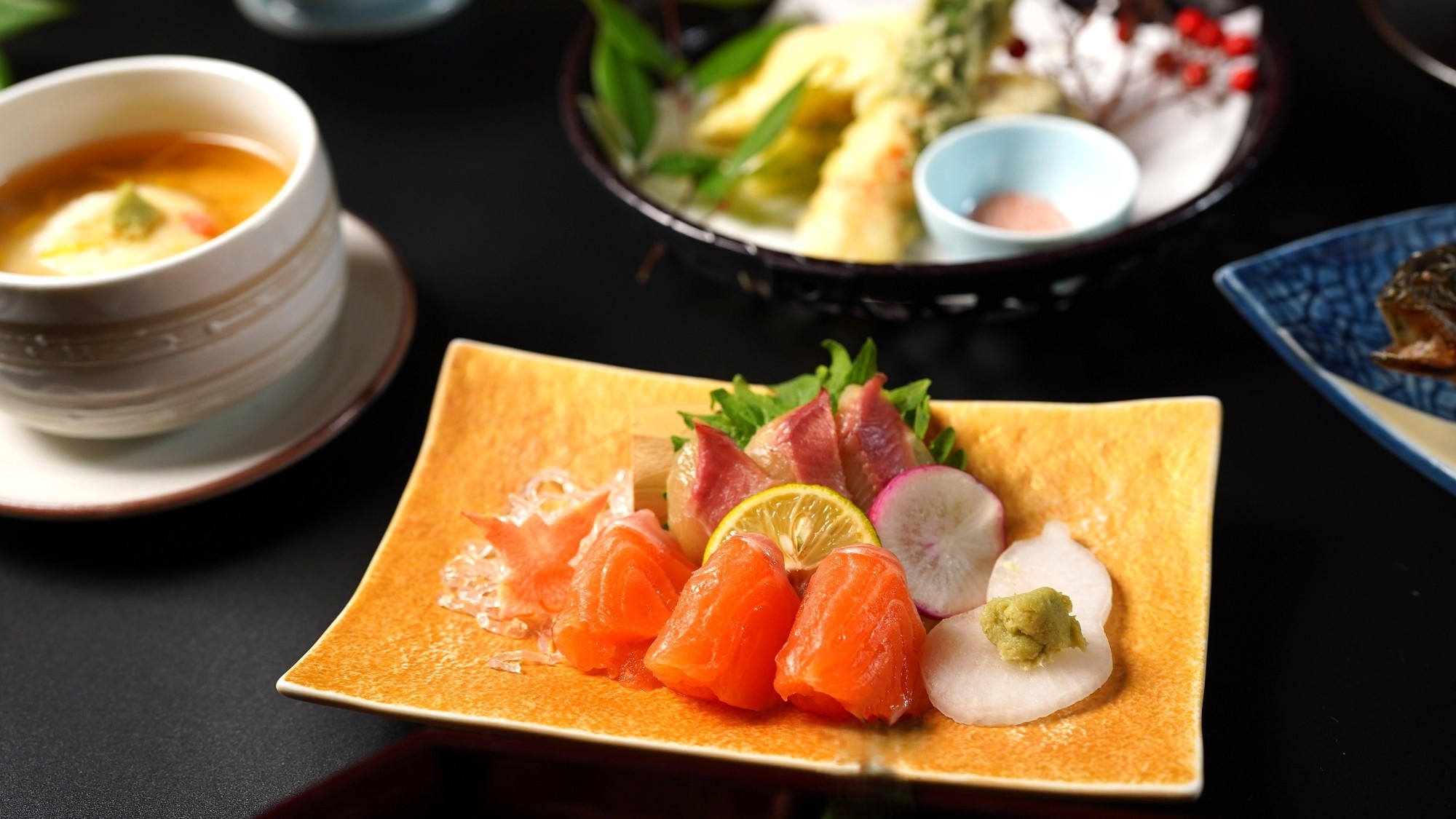【少量会席プラン】全８品 信州牛すき焼きと季節の味　のんびり温泉旅