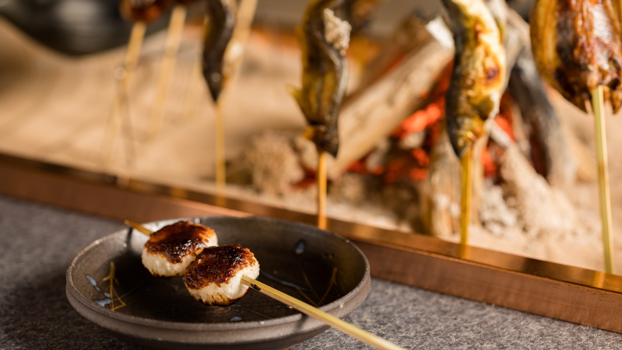 無料アクティビティ【五平餅と囲炉裏体験】