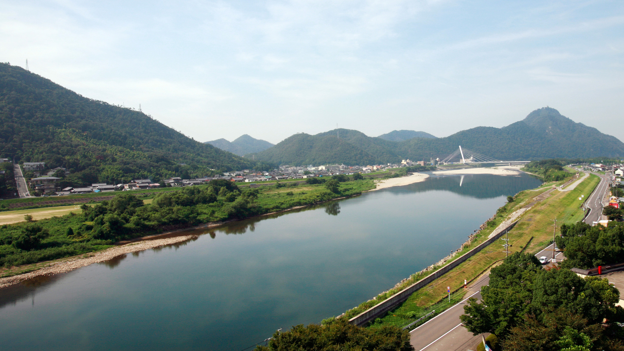 ≪長良川・金華山を望む景観≫