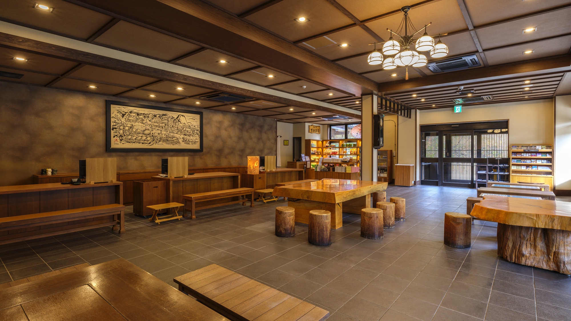 【帳場】改装できれいに生まれ変わりました。